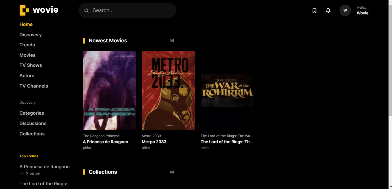 Source code website xem phim online